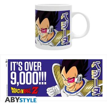 DRAGON BALL - Tasse "Vegeta 9000"  Analysieren Sie die Kraft Ihrer Feinde wie Vegeta, des stolzen Saiyajin Prinz mit diesem Dragon Ball Tasse!